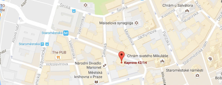 Kaprova 42/14, 110 00 Praha 1